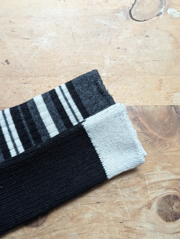 Lisa B. Cashmere Wool Socks striped Boston shop gift store sowa boutique small business