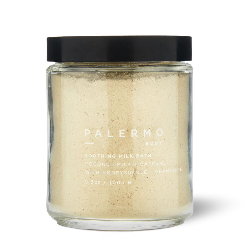 Palermo milk bath Oatmeal skincare calming Brooklyn NYC sowa Boston gift shop boutique store