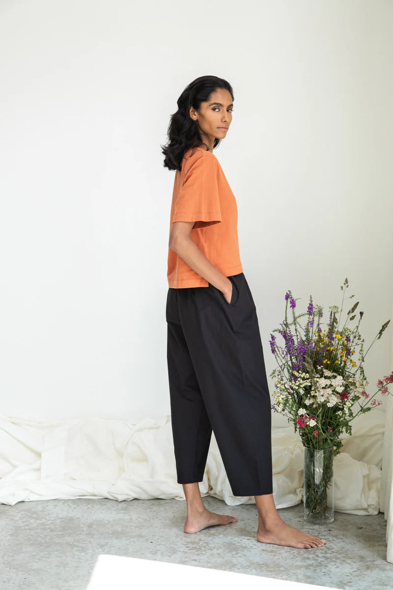 Beaumont organic cotton poplin cedar trouser pants spring summer shop Boston sowa boutique gift store