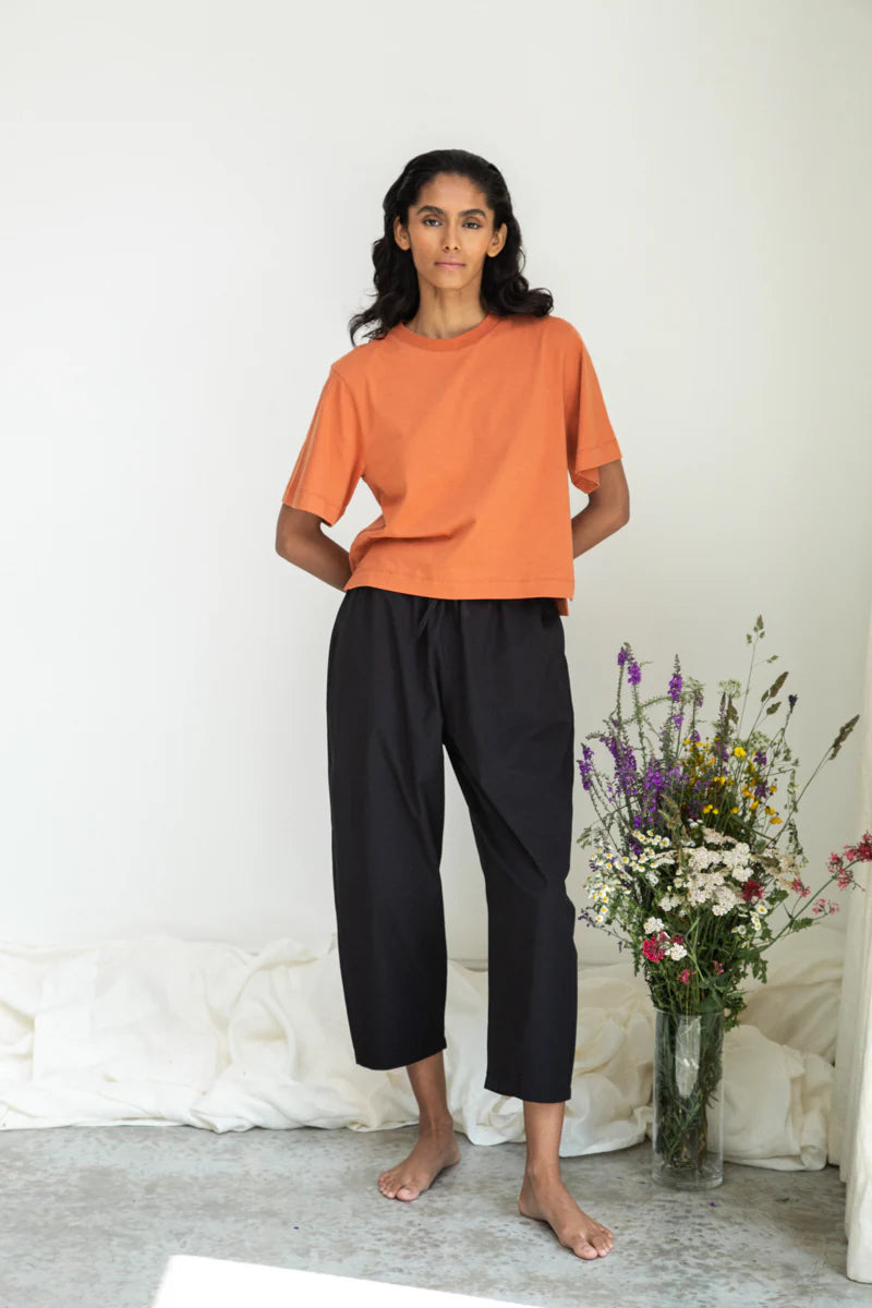 Beaumont organic cotton poplin cedar trouser pants spring summer shop Boston sowa boutique gift store