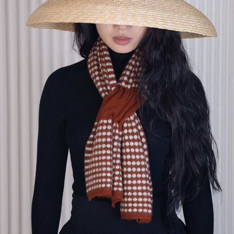 Oats & Rice knitted  cashmere  scarf shop boston gift store luxury gifts boutique sowa handmade
