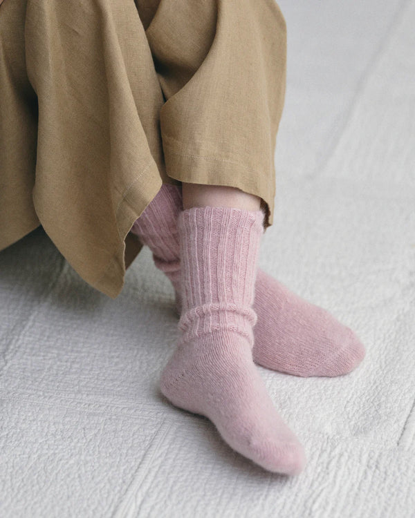 Fog Linen japanese mohair crew socks made in Japan  shop boston boutique gift store