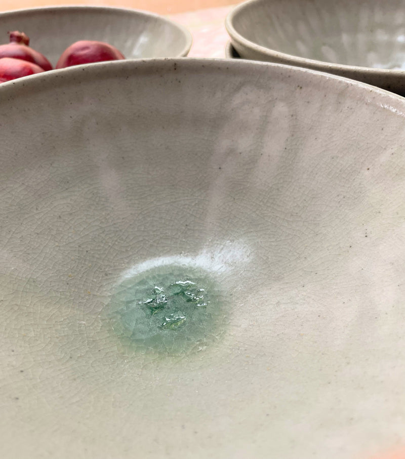 Handmade Pooled Glaze Bowl