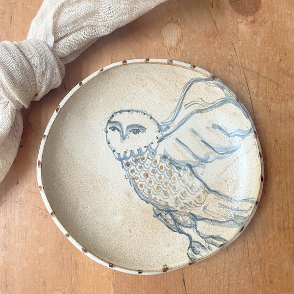 Ceramic Plate - Owl
