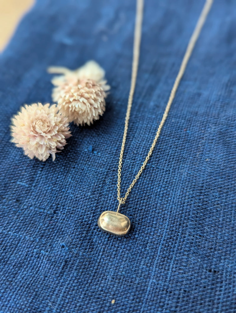 Occasionally sweet recycled 14k gold 16" octavia Moonstone necklace made in NYC shop Boston sowa boutique jewelry handmade gift store