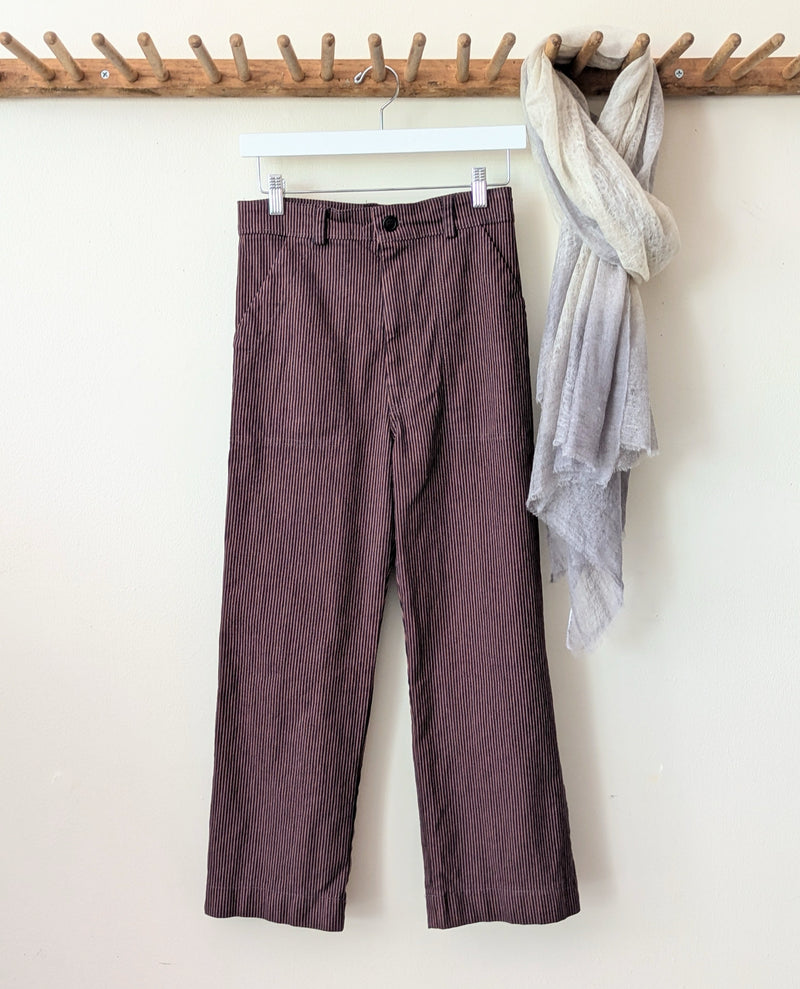 Prairie Underground Smithy Pants Railroad stripe made in USA made in Seattle shop Boston sowa gift store women's fashion boutique 