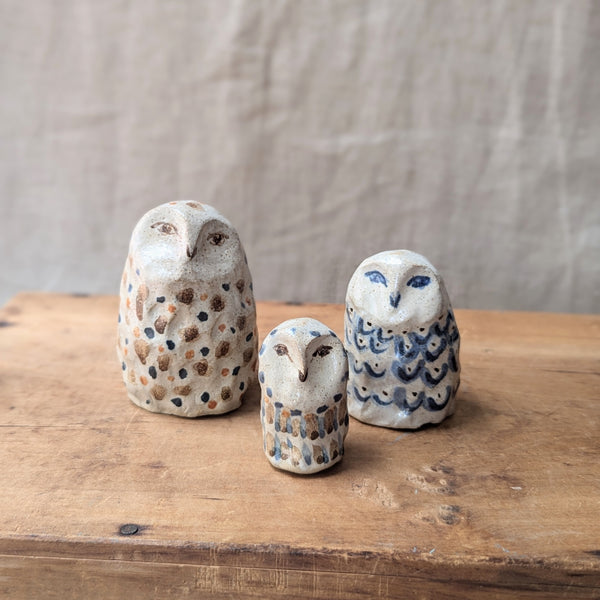 Handmade and hand-painted ceramic animal sculptures by Charlotte salt sowa Boston small business gift shop boutique store
