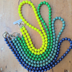 Phone Chain Necklace Big Beads - Multiple Colors