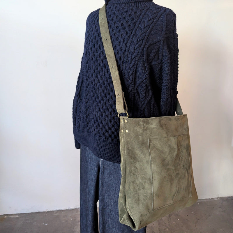 Stitch and Tickle everyday carryall leather bag handmade boston gift shop sowa independent boutique