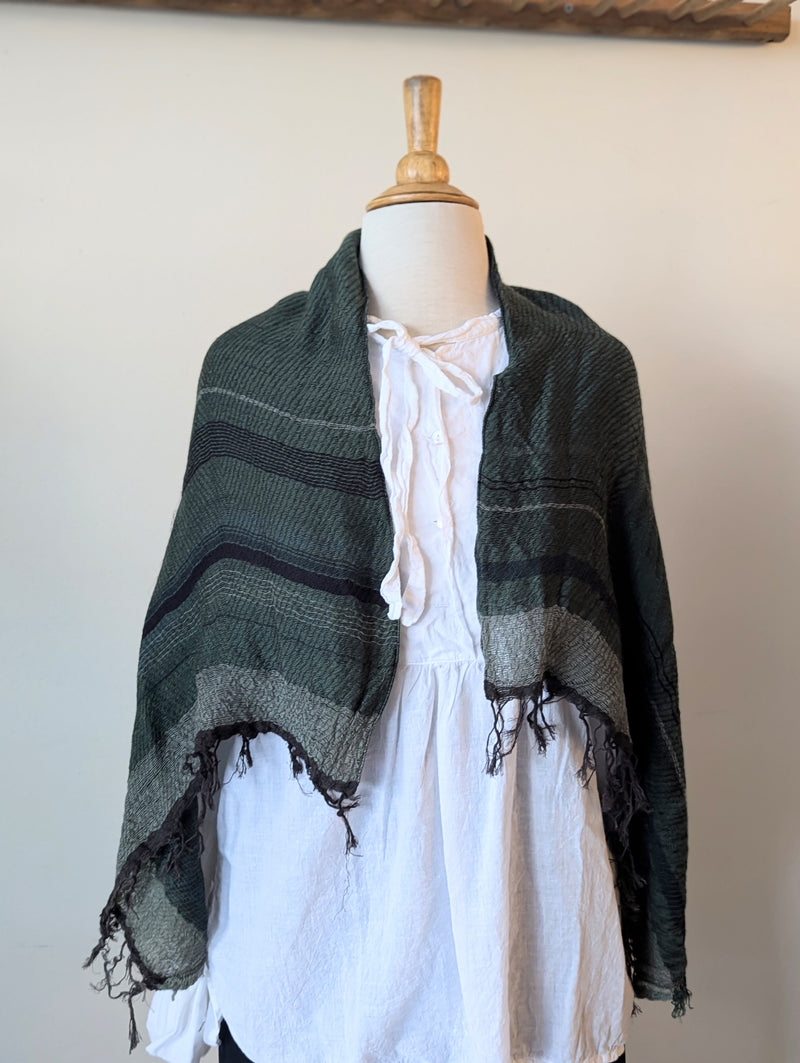 Tamaki Niime scarf cotton wool sowa boston small business gift shop boutique