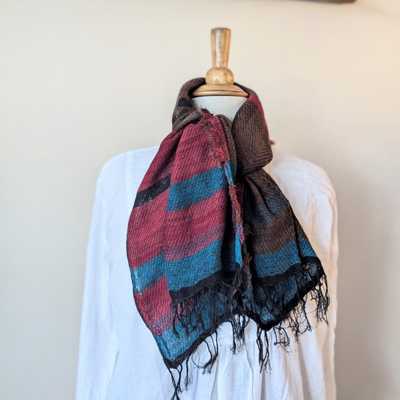 Tamaki Niime scarf cotton wool sowa boston small business gift shop boutique