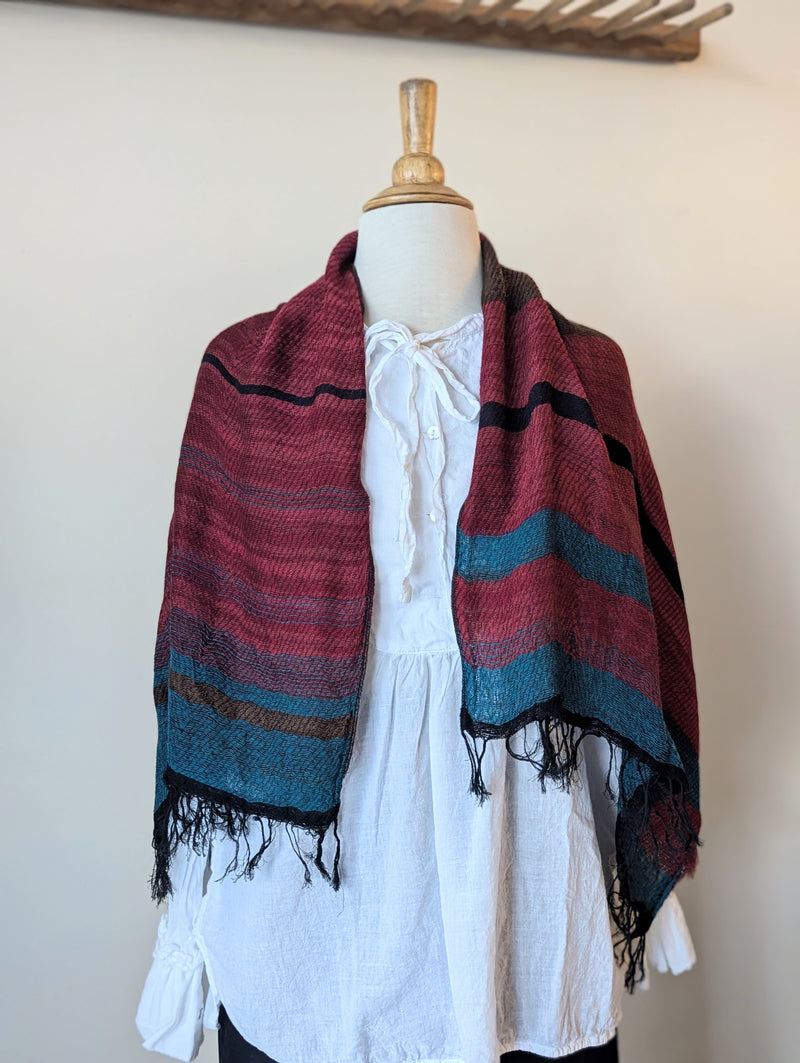 Tamaki Niime scarf cotton wool sowa boston small business gift shop boutique