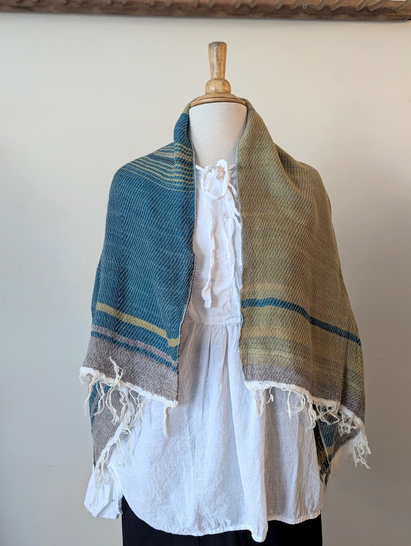 Tamaki Niime scarf cotton wool sowa boston small business gift shop boutique