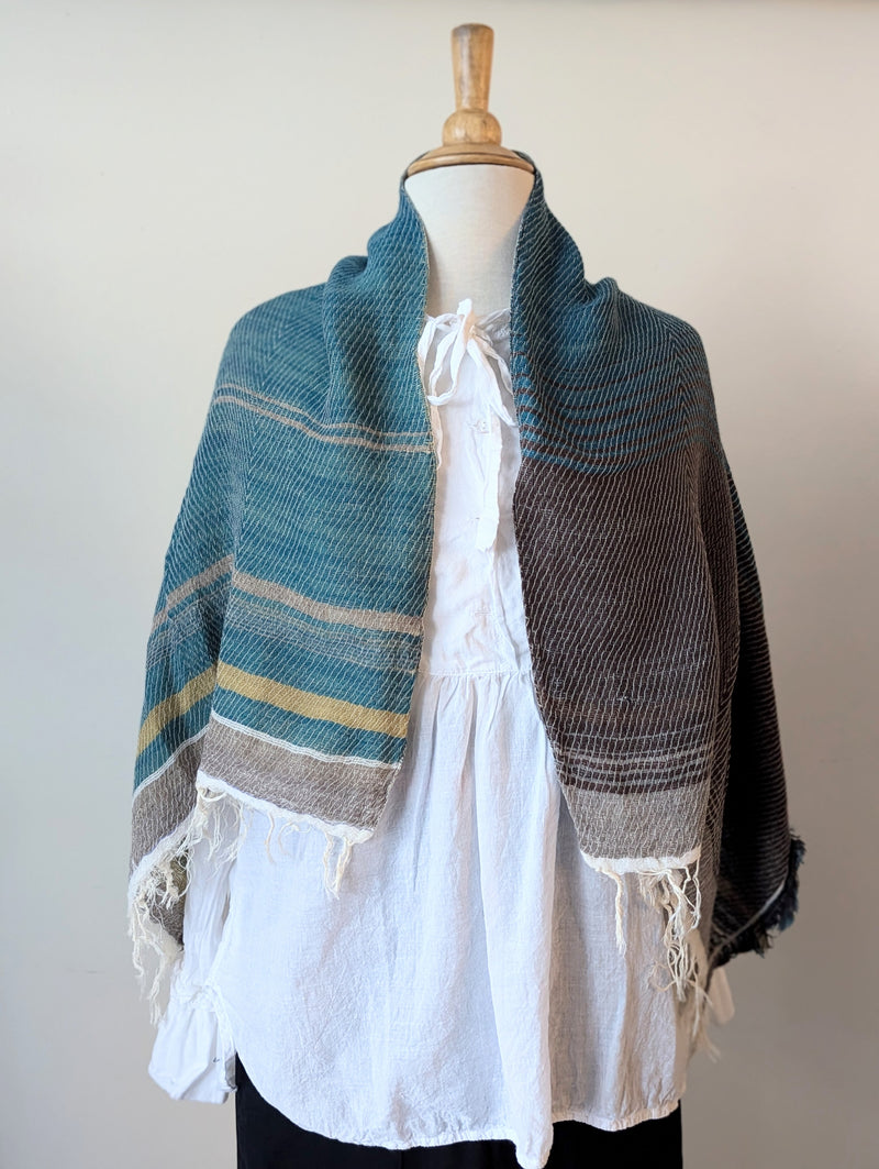 Tamaki Niime scarf cotton wool sowa boston small business gift shop boutique