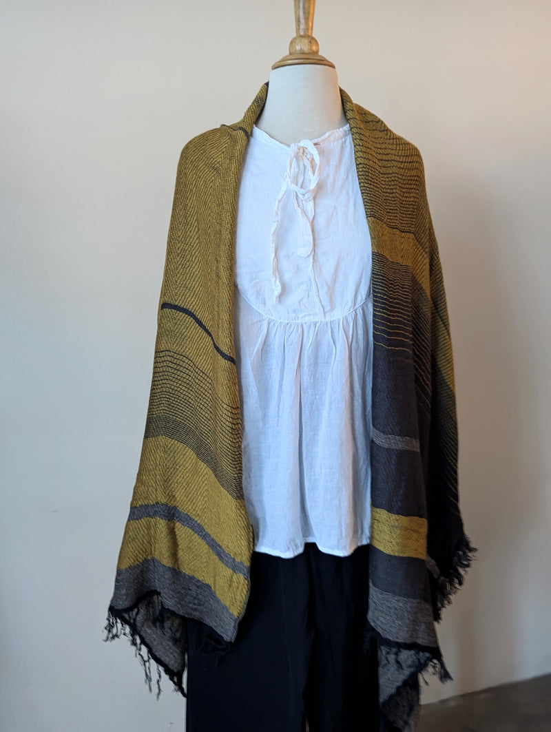 Tamaki Niime scarf cotton wool sowa boston small business gift shop boutique