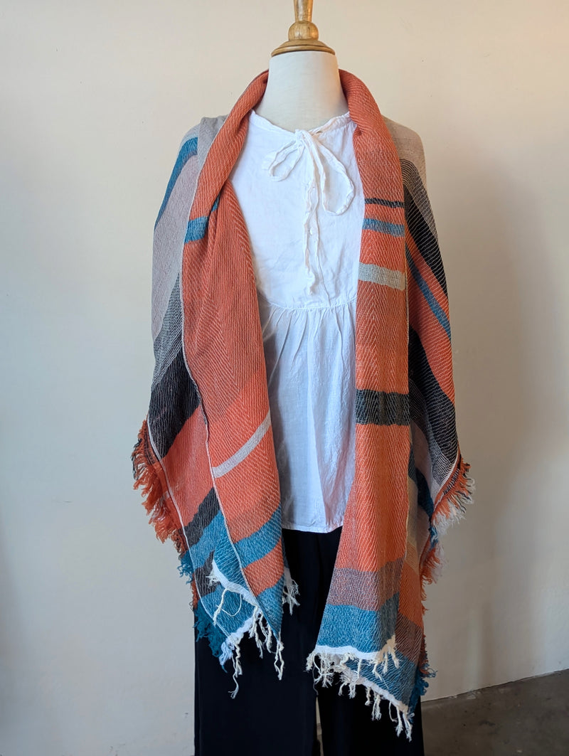 Tamaki Niime scarf cotton wool sowa boston small business gift shop boutique