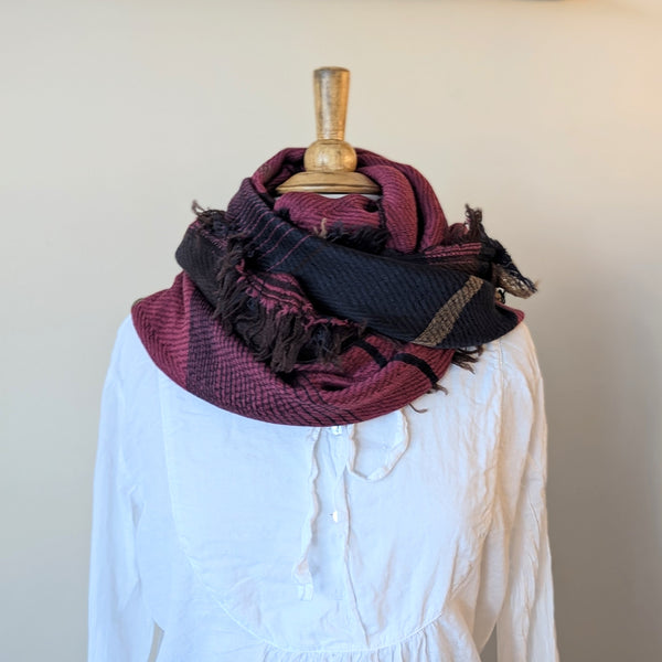 Tamaki Niime scarf cotton wool sowa boston small business gift shop boutique