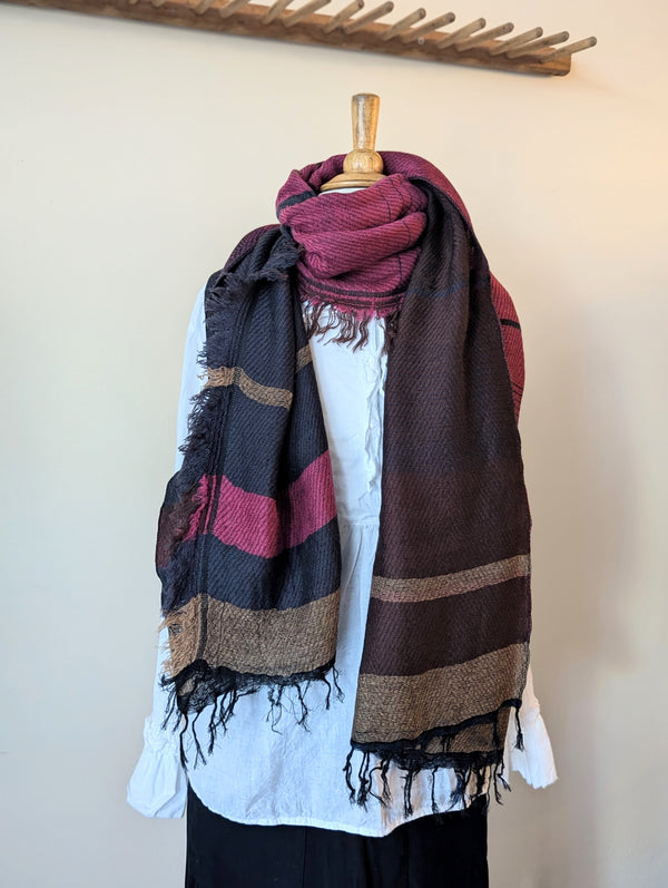 Tamaki Niime scarf cotton wool sowa boston small business gift shop boutique