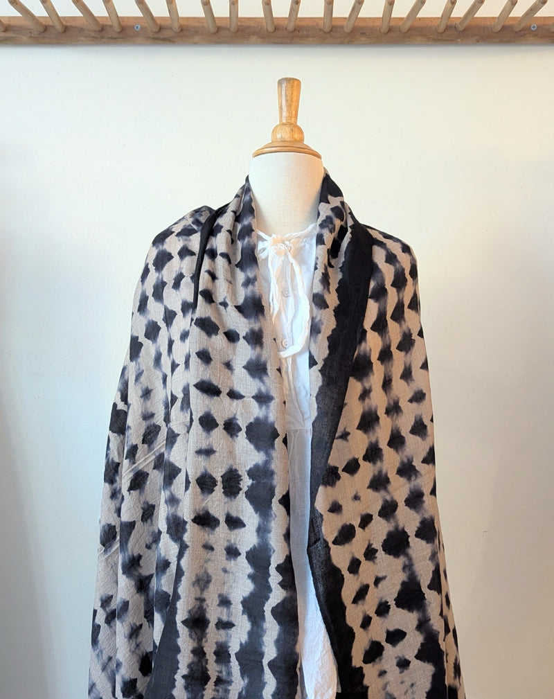 Denovembre Parisian design studio handmade cashmere shawl scarf shop boston sowa gift shop small business boutique store