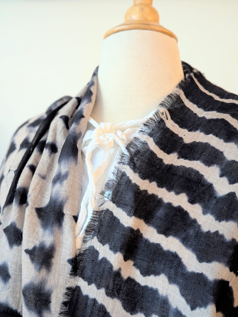 Denovembre Parisian design studio handmade cashmere shawl scarf shop boston sowa gift shop small business boutique store