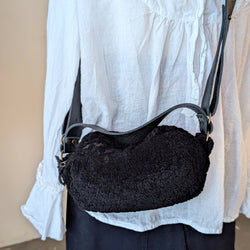 The Pet Bag - Shearling - Black