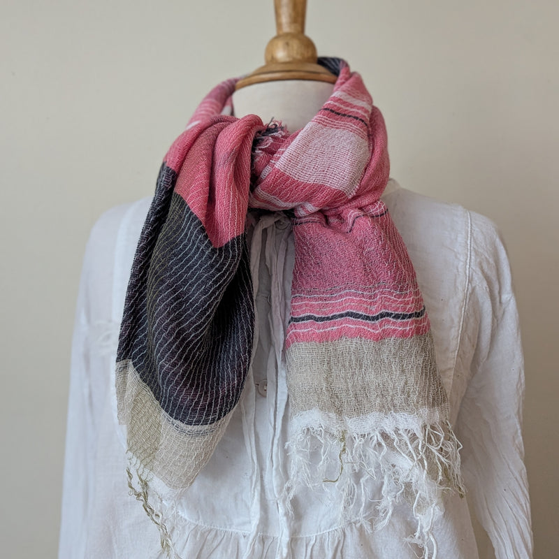 Tamaki Niime scarf cotton wool sowa boston small business gift shop boutique

