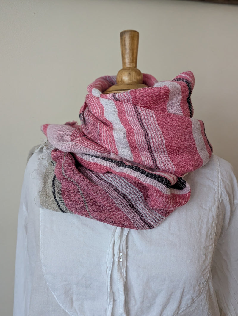 Tamaki Niime scarf cotton wool sowa boston small business gift shop boutique

