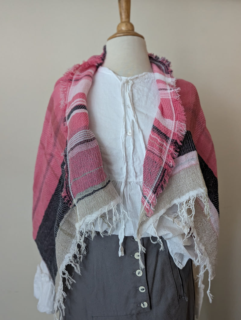 Tamaki Niime scarf cotton wool sowa boston small business gift shop boutique

