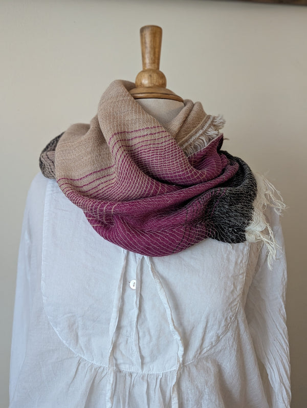 Tamaki Niime scarf cotton wool sowa boston small business gift shop boutique

