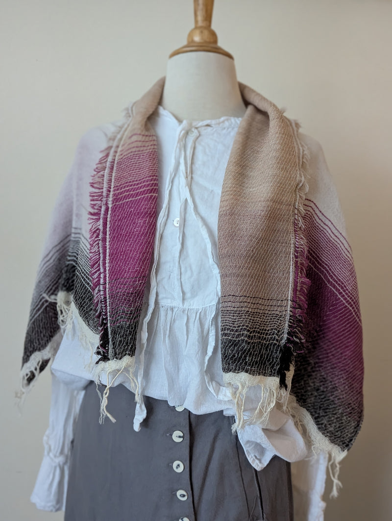 Tamaki Niime scarf cotton wool sowa boston small business gift shop boutique

