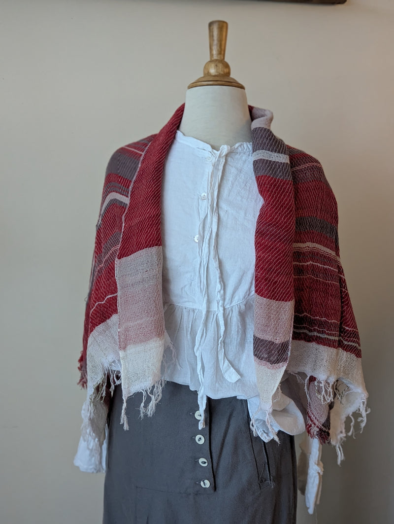 Tamaki Niime scarf cotton wool sowa boston small business gift shop boutique

