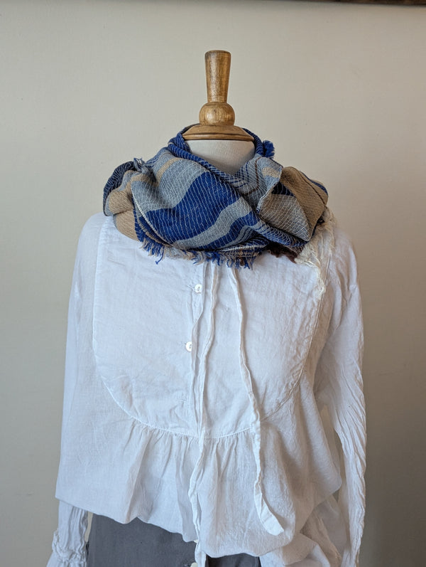 Tamaki Niime scarf cotton wool sowa boston small business gift shop boutique

