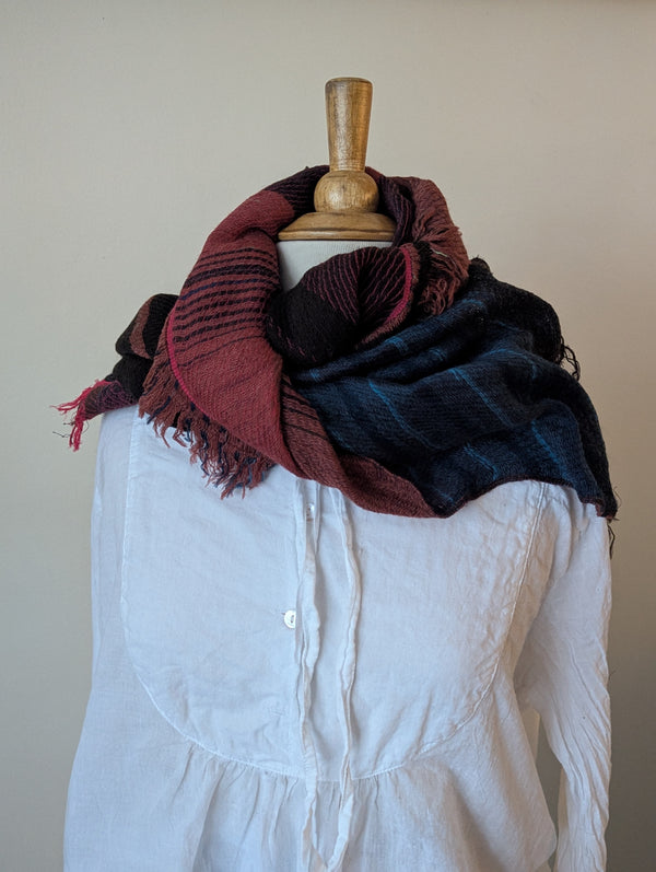 Tamaki Niime scarf cotton wool sowa boston small business gift shop boutique

