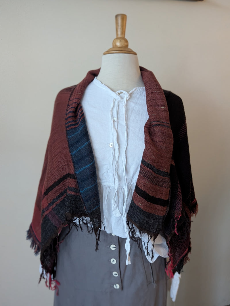 Tamaki Niime scarf cotton wool sowa boston small business gift shop boutique

