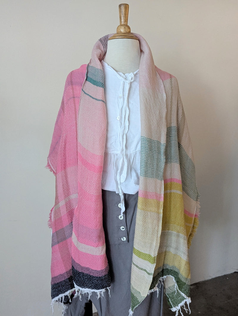 Tamaki Niime scarf cotton wool sowa boston small business gift shop boutique

