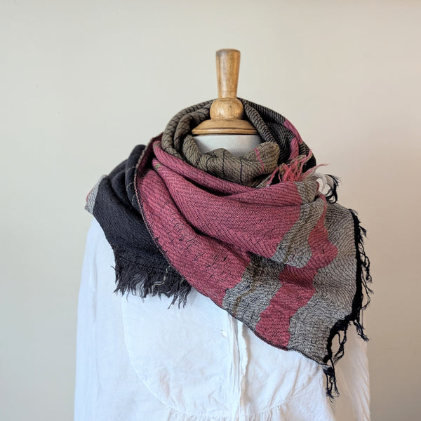 Tamaki Niime scarf cotton wool sowa boston small business gift shop boutique

