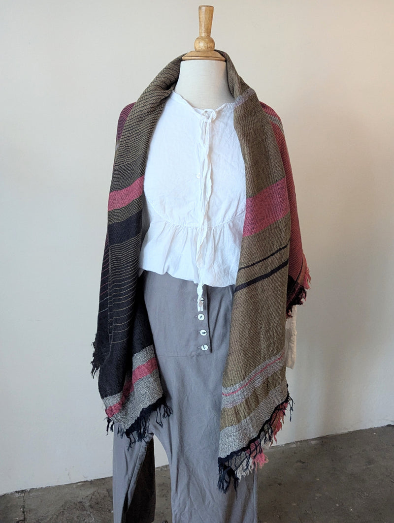 Tamaki Niime scarf cotton wool sowa boston small business gift shop boutique

