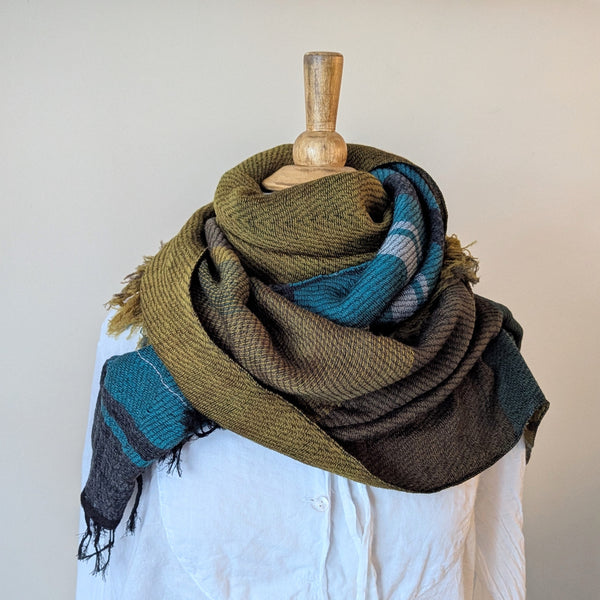 Tamaki Niime scarf cotton wool sowa boston small business gift shop boutique

