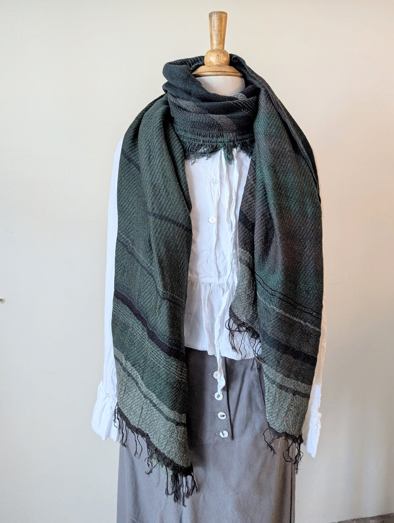 Tamaki Niime scarf cotton wool sowa boston small business gift shop boutique

