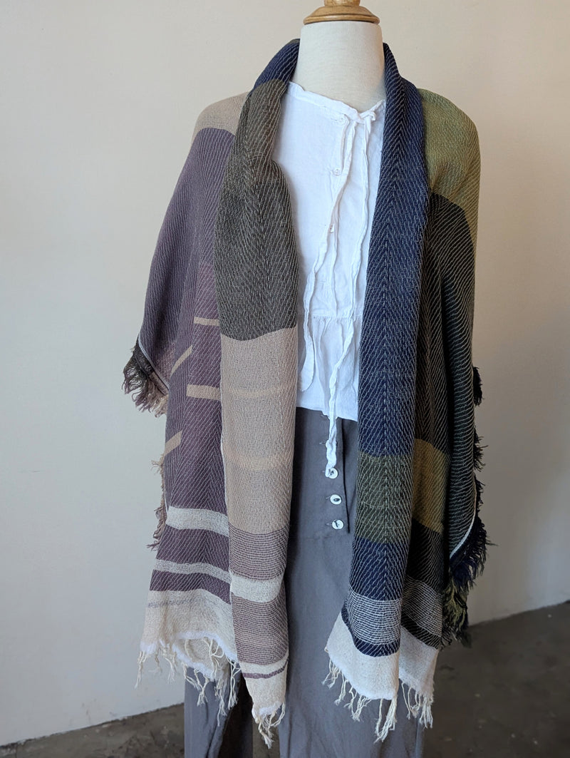 Tamaki Niime scarf cotton wool sowa boston small business gift shop boutique

