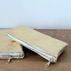 small wool shearling pouches eyewear eyeglass case travel pouch handmade leather gift shop sowa boston 