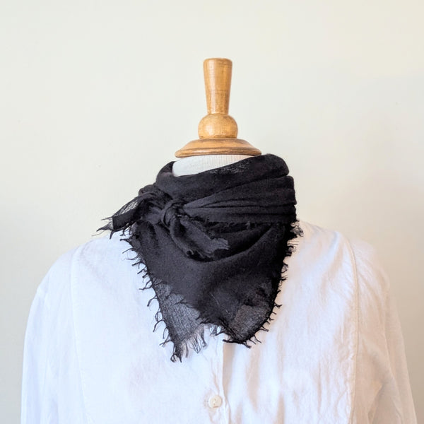 Meg cohen Cashmere whisper featherweight lightweight square neckerchief bandana foulard scarf SoWA shop Boston boutique gift store