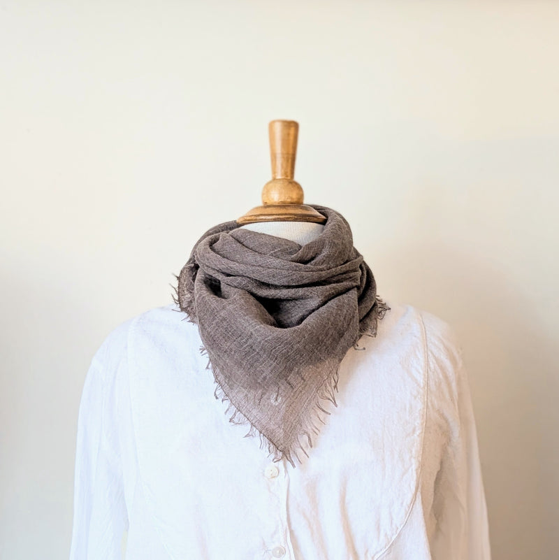 Meg cohen Cashmere whisper featherweight lightweight square neckerchief bandana foulard scarf SoWA shop Boston boutique gift store