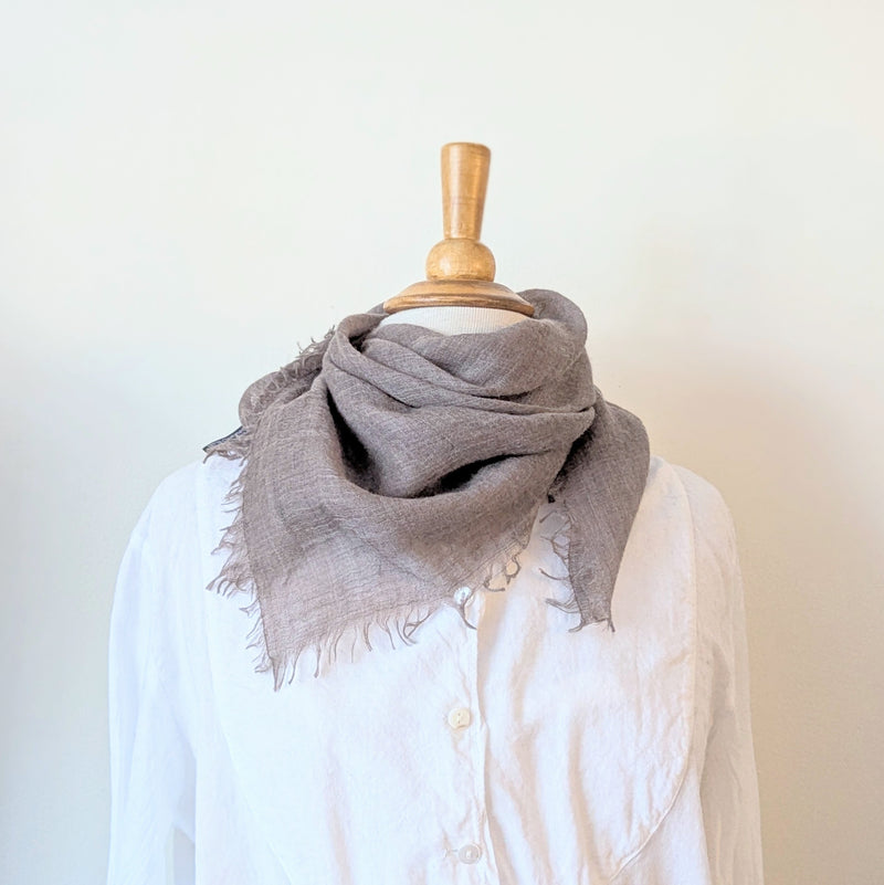 Meg cohen Cashmere whisper featherweight lightweight square neckerchief bandana foulard scarf SoWA shop Boston boutique gift store