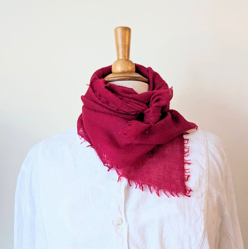 Meg cohen Cashmere whisper featherweight lightweight square neckerchief bandana foulard scarf SoWA shop Boston boutique gift store