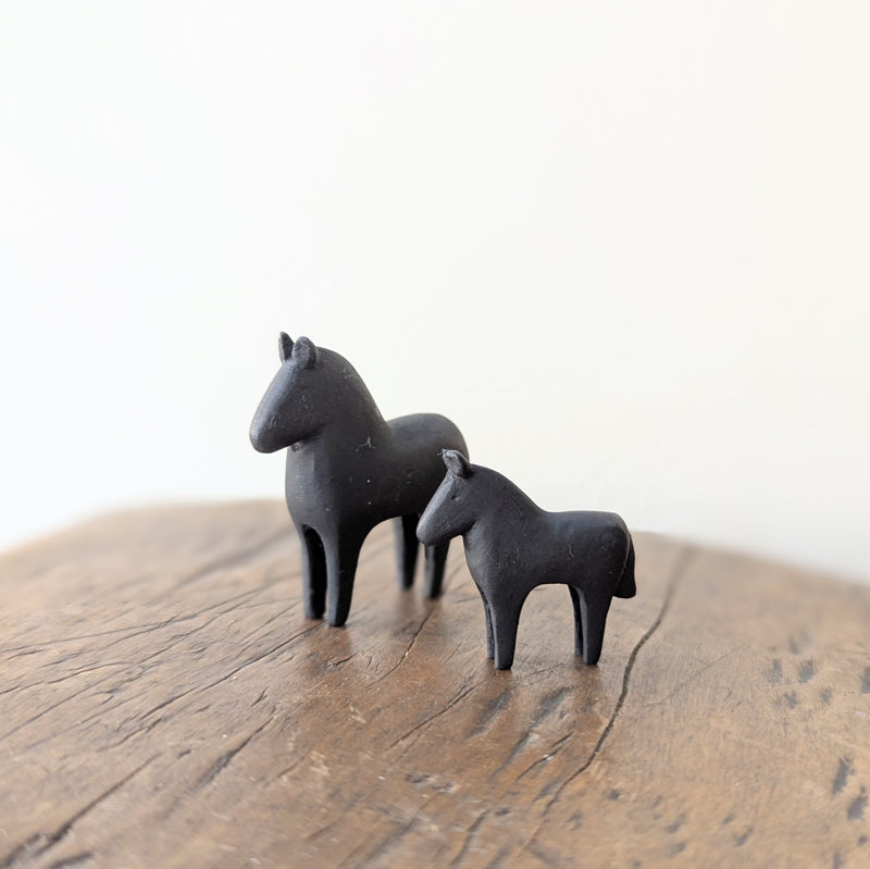 Tiny Japanese Handmade bronze horse sculptures shop boston sowa gift store gifts lucky horse chinese zodiac