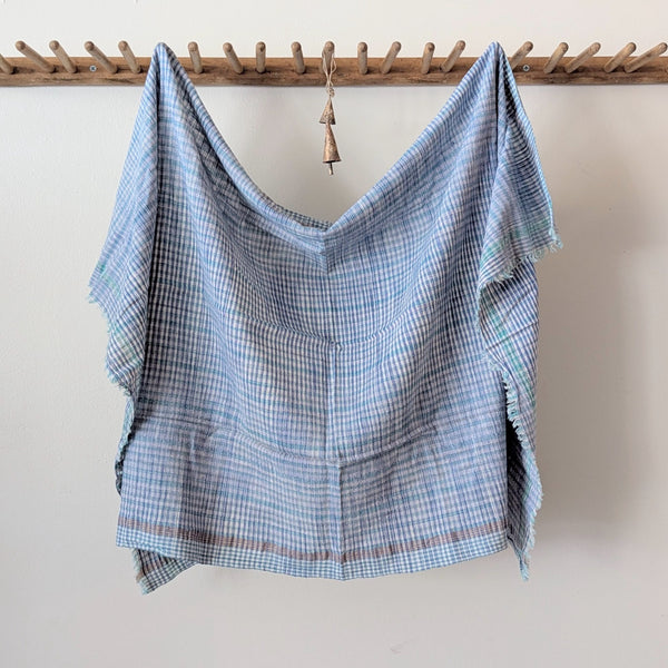 Auntie Oti hand woven rustic khadi cotton kitchen hand towel tablecloth beach blanket sowa shop Boston boutique handmade