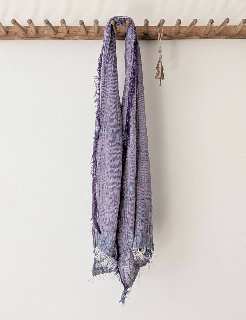 Tamaki Niime Japanese woven light cotton scarf sowa boston small business gift shop boutique