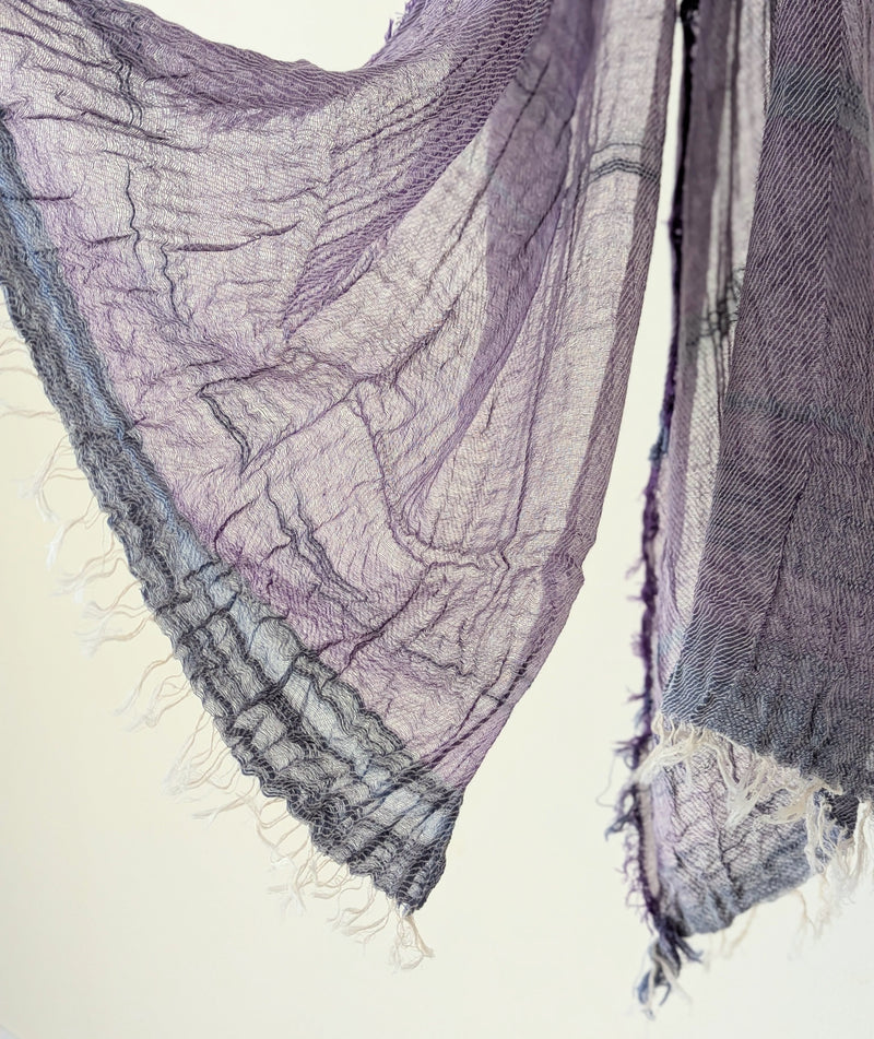 Tamaki Niime Japanese woven light cotton scarf sowa boston small business gift shop boutique