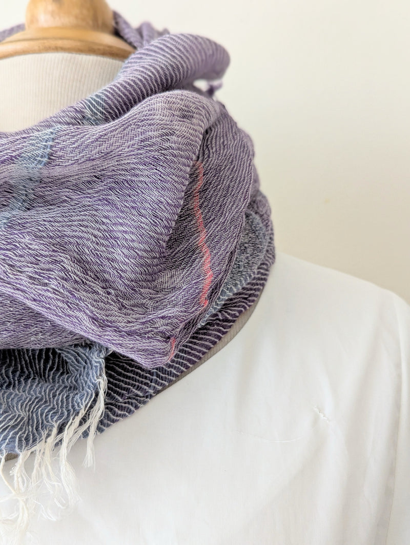 Tamaki Niime Japanese woven light cotton scarf sowa boston small business gift shop boutique